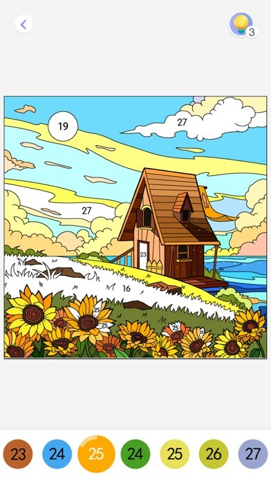 Emulate iPhone app Daily Coloring by Number using MyAndroid Emulate iPhone app Daily Coloring by Number using MyAndroid