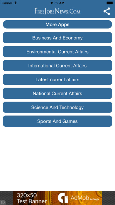 Emulate iPhone app Daily Current affairs using MyAndroid Emulate iPhone app Daily Current affairs using MyAndroid