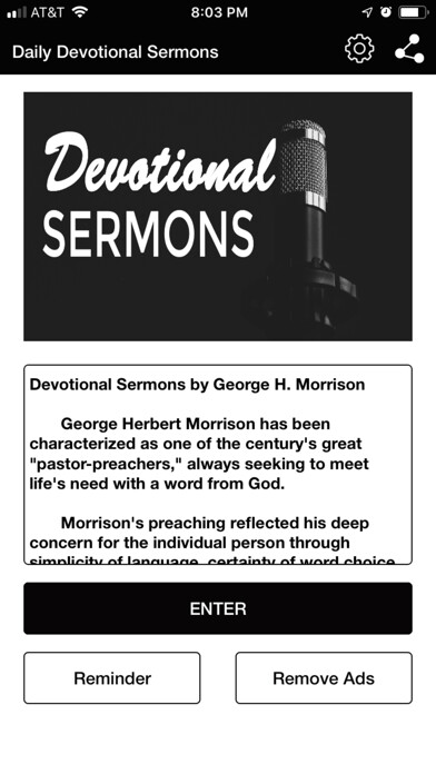 Emulate iPhone app Daily Devotional Sermons using MyAndroid