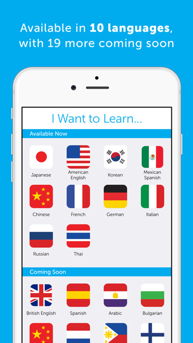 Emulate iPhone app Daily Dose of Language using MyAndroid