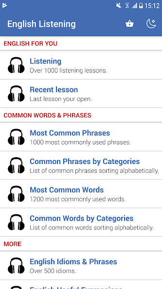 Emulate Android APK Daily English Listening