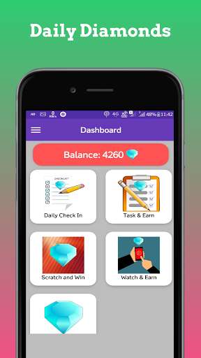 Run android online APK Daily Fire Diamonds - 2021 from MyAndroid or emulate Daily Fire Diamonds - 2021 using MyAndroid