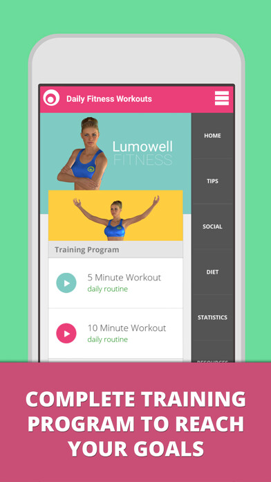 Emulate iPhone app Daily Fitness Workouts using MyAndroid Emulate iPhone app Daily Fitness Workouts using MyAndroid