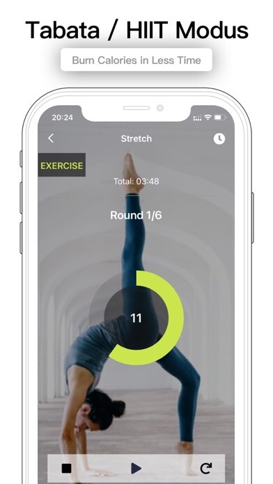 Emulate iPhone app DailyFit - Workout Timer using MyAndroid Emulate iPhone app DailyFit - Workout Timer using MyAndroid