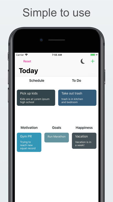 Emulate iPhone app Daily Growth Journal using MyAndroid