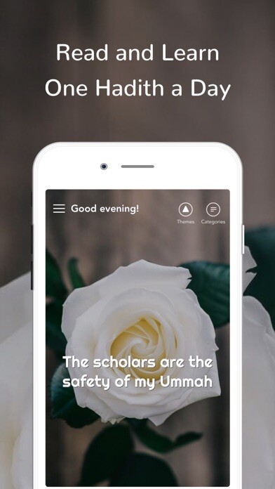 Emulate iPhone app Daily Hadiths - A hadith a day using MyAndroid Emulate iPhone app Daily Hadiths - A hadith a day using MyAndroid