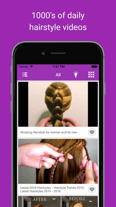 Emulate iPhone app Daily hairstyle beauty videos: Women Makeup lesson using MyAndroid Emulate iPhone app Daily hairstyle beauty videos: Women Makeup lesson using MyAndroid