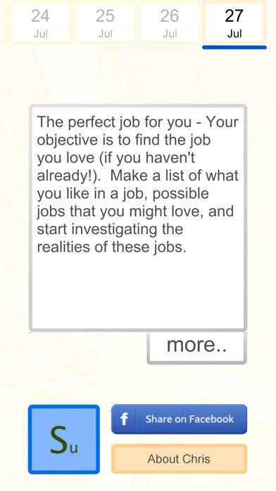Emulate iPhone app Daily Happiness Tips using MyAndroid