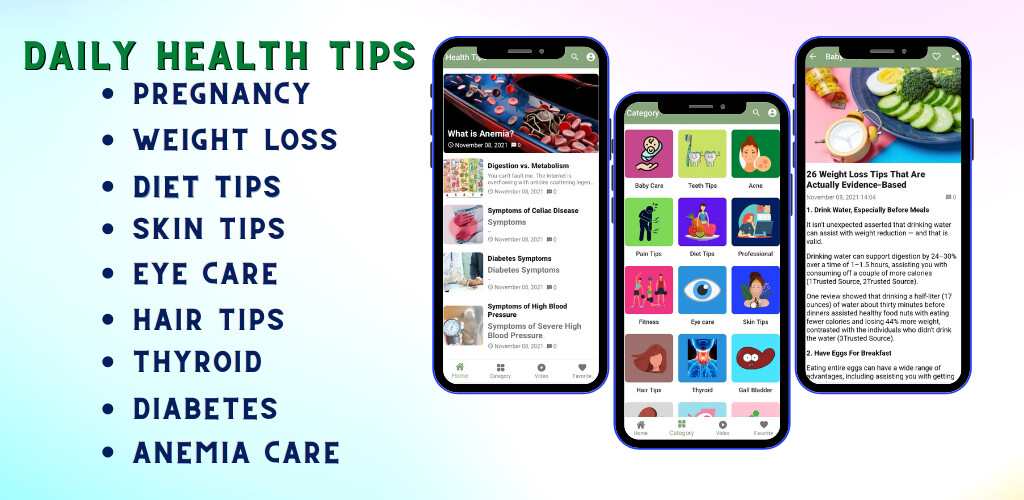 Run android online APK Daily Health Tips health blog from MyAndroid or emulate Daily Health Tips health blog using MyAndroid