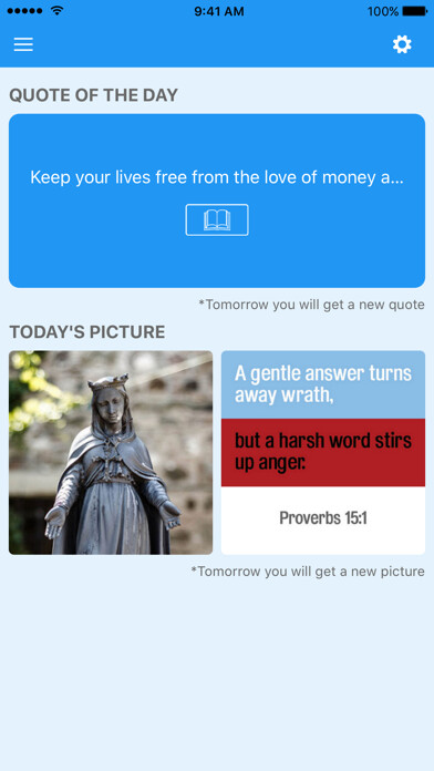 Emulate iPhone app Daily Holy Bible Verses & word using MyAndroid Emulate iPhone app Daily Holy Bible Verses & word using MyAndroid