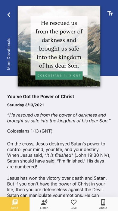 Emulate iPhone app Daily Hope using MyAndroid Emulate iPhone app Daily Hope using MyAndroid