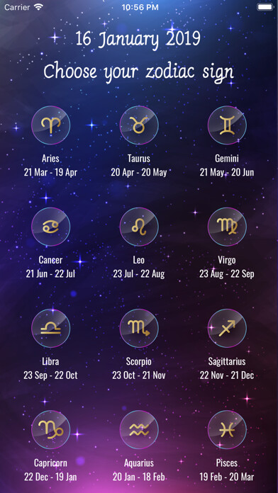 Emulate iPhone app Daily Horoscope by Zodiac Sign using MyAndroid Emulate iPhone app Daily Horoscope by Zodiac Sign using MyAndroid