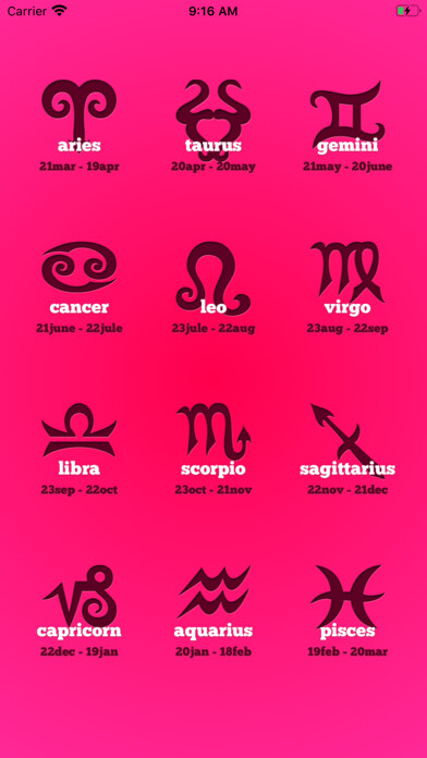 Emulate iPhone app Daily Horoscope: Love & Money® using MyAndroid