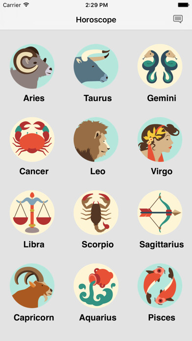 Emulate iPhone app Daily Horoscope Orion using MyAndroid