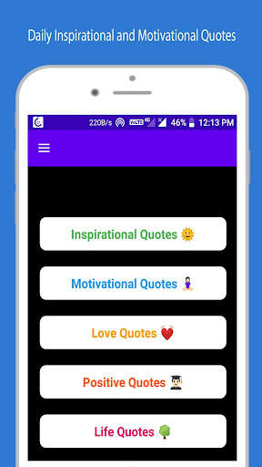 Run android online APK Daily inspirational and Motivational Quotes from MyAndroid or emulate Daily inspirational and Motivational Quotes using MyAndroid
