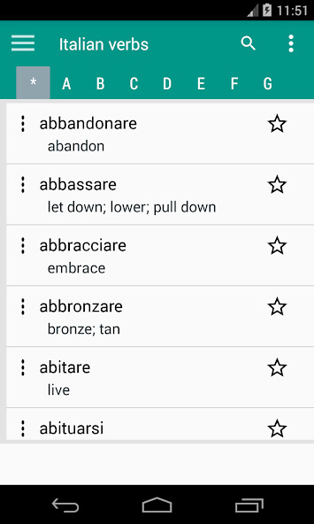 Run android online APK Daily Italian Verbs - Learn Italian from MyAndroid or emulate Daily Italian Verbs - Learn Italian using MyAndroid Run android online APK Daily Italian Verbs - Learn Italian from MyAndroid or emulate Daily Italian Verbs - Learn Italian using MyAndroid