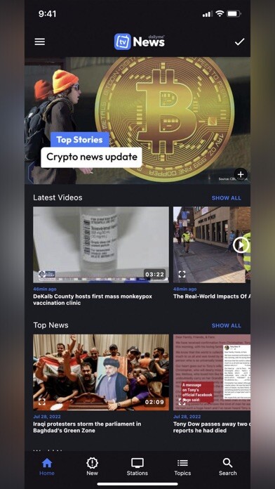 Emulate iPhone app dailyme TV News: Top Videos using MyAndroid Emulate iPhone app dailyme TV News: Top Videos using MyAndroid