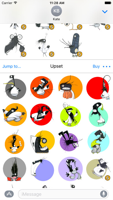 Emulate iPhone app Daily Monster® Sticker Pack using MyAndroid Emulate iPhone app Daily Monster® Sticker Pack using MyAndroid