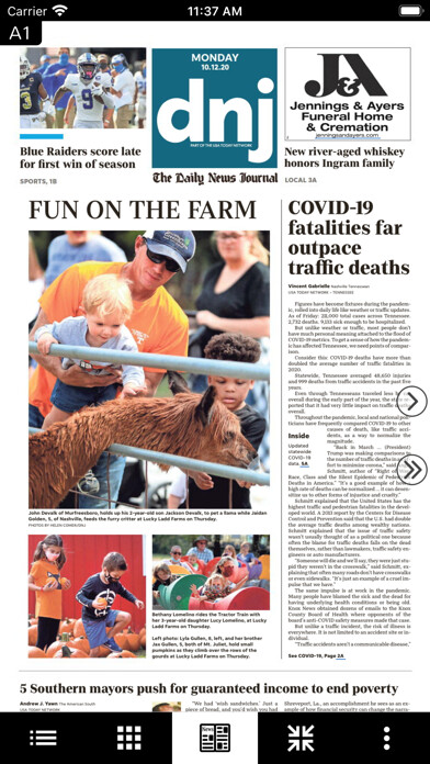 Emulate iPhone app Daily News Journal eEdition using MyAndroid Emulate iPhone app Daily News Journal eEdition using MyAndroid