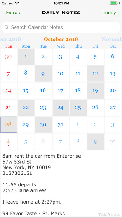 Emulate iPhone app Daily Notes Planner 2 using MyAndroid Emulate iPhone app Daily Notes Planner 2 using MyAndroid