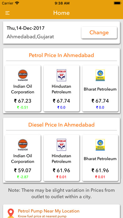 Emulate iPhone app Daily Petrol Diesel Price using MyAndroid Emulate iPhone app Daily Petrol Diesel Price using MyAndroid