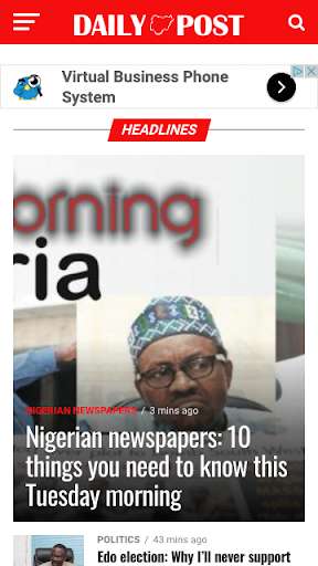 Emulate Android APK Daily Post - Nigeria News Emulate Android APK Daily Post - Nigeria News