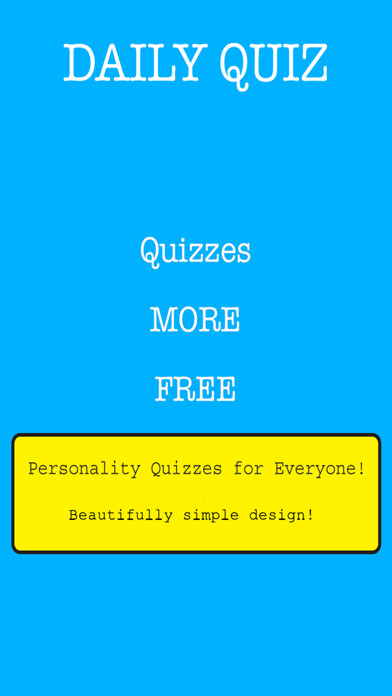 Emulate iPhone app Daily Quiz - Personality Test and Fun Quizzes Every Day using MyAndroid
