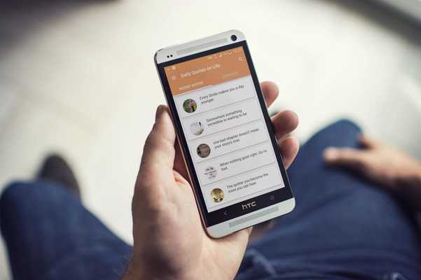 Emulate Android APK Daily Quotes on Life
