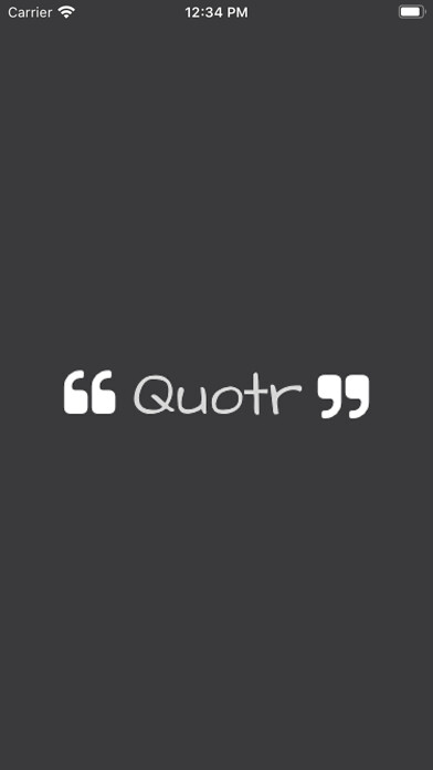 Emulate iPhone app Daily Quotr using MyAndroid