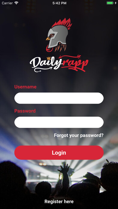 Emulate iPhone app Dailyrapp using MyAndroid