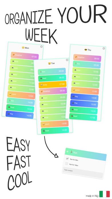 Emulate iPhone app Daily - Routine Organizer using MyAndroid Emulate iPhone app Daily - Routine Organizer using MyAndroid