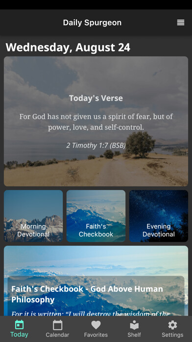Emulate iPhone app Daily Spurgeon Devotionals using MyAndroid Emulate iPhone app Daily Spurgeon Devotionals using MyAndroid