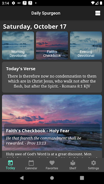 Run android online APK Daily Spurgeon Devotional with Morning and Evening from MyAndroid or emulate Daily Spurgeon Devotional with Morning and Evening using MyAndroid