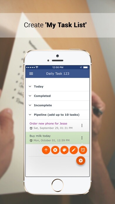 Emulate iPhone app Daily Task Planner: To Do List using MyAndroid Emulate iPhone app Daily Task Planner: To Do List using MyAndroid