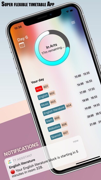 Emulate iPhone app Daily Timetable Assistant using MyAndroid Emulate iPhone app Daily Timetable Assistant using MyAndroid