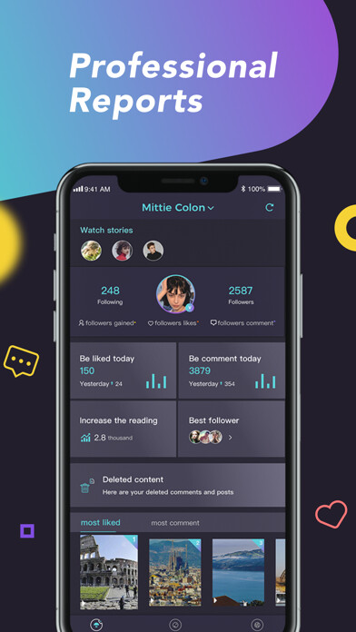Emulate iPhone app DailyTrack - Followers Reports using MyAndroid Emulate iPhone app DailyTrack - Followers Reports using MyAndroid
