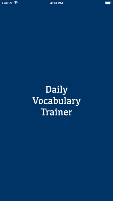Emulate iPhone app Daily Vocabulary Trainer using MyAndroid Emulate iPhone app Daily Vocabulary Trainer using MyAndroid