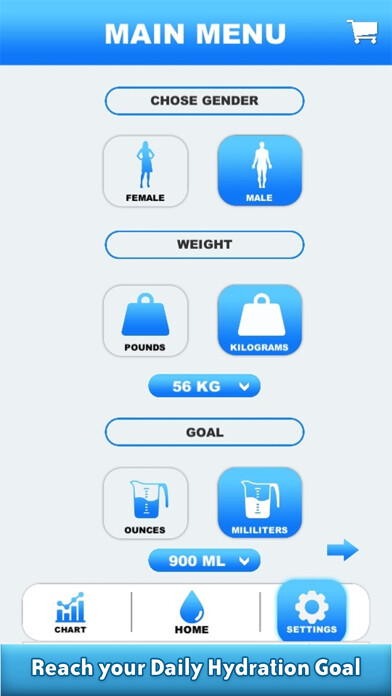 Emulate iPhone app Daily Water Reminder & Counter using MyAndroid Emulate iPhone app Daily Water Reminder & Counter using MyAndroid