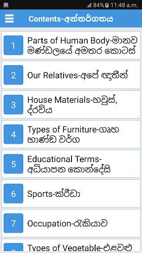 Run android online APK Daily Words English to Sinhala from MyAndroid or emulate Daily Words English to Sinhala using MyAndroid