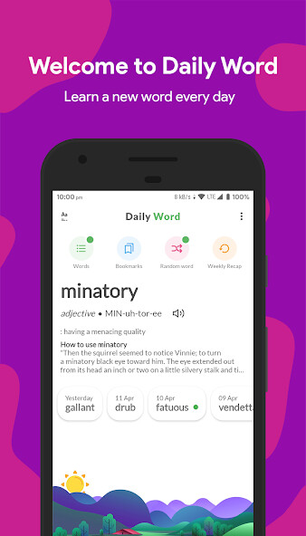 Run android online APK Daily Word - Word Of The Day from MyAndroid or emulate Daily Word - Word Of The Day using MyAndroid Run android online APK Daily Word - Word Of The Day from MyAndroid or emulate Daily Word - Word Of The Day using MyAndroid