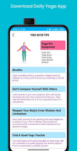 Run android online APK Daily Yoga : Yoga for Weight Loss and Fitness from MyAndroid or emulate Daily Yoga : Yoga for Weight Loss and Fitness using MyAndroid