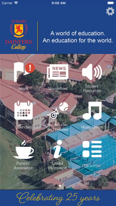 Emulate iPhone app Dainfern College using MyAndroid