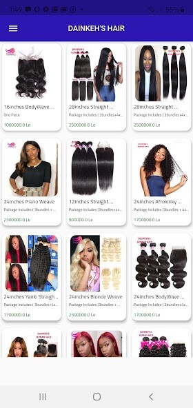 Run android online APK Dainkehs Human Hair from MyAndroid or emulate Dainkehs Human Hair using MyAndroid