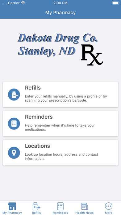 Emulate iPhone app Dakota Drug of Stanley using MyAndroid Emulate iPhone app Dakota Drug of Stanley using MyAndroid