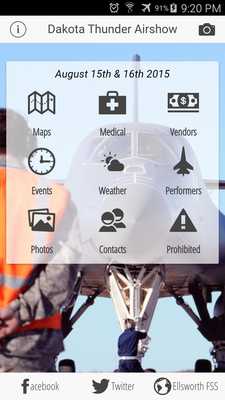 Emulate Android APK Dakota Thunder Airshow