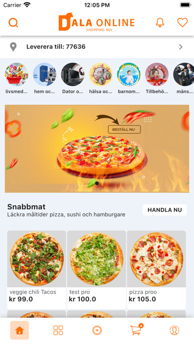 Emulate iPhone app Dala Online - direktkp using MyAndroid