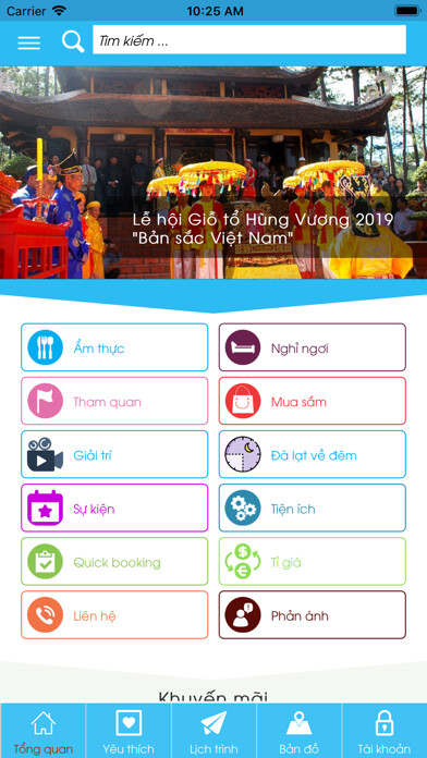 Emulate iPhone app DaLat City using MyAndroid