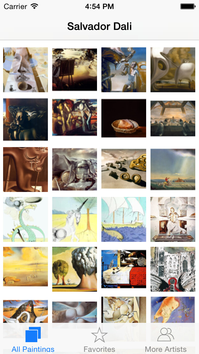 Emulate iPhone app Dali 51 Paintings HD Ad-free using MyAndroid Emulate iPhone app Dali 51 Paintings HD Ad-free using MyAndroid