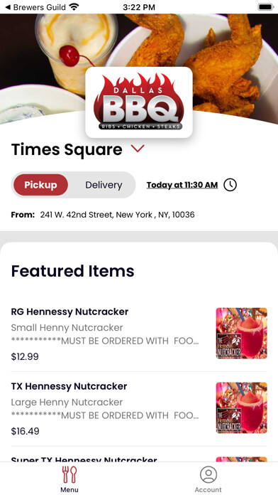 Emulate iPhone app Dallas BBQ using MyAndroid Emulate iPhone app Dallas BBQ using MyAndroid