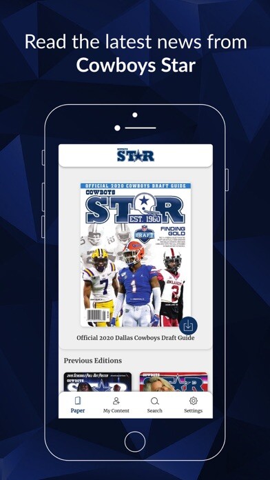 Emulate iPhone app Dallas Cowboys Star Magazine using MyAndroid Emulate iPhone app Dallas Cowboys Star Magazine using MyAndroid